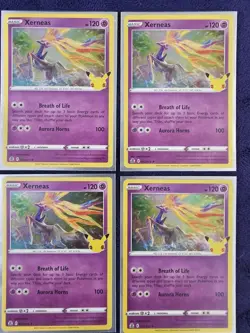 Pokemon Celebrations 9 Different Legendaries Holo 24x Pokemon Card Lot - Image 4