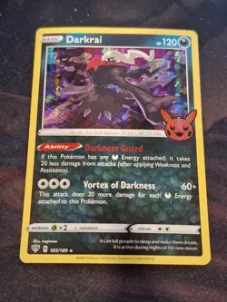 Darkrai 105/189 Trick or Trade Halloween - Pokemon Holo Foil Rare Nice! - Image 1