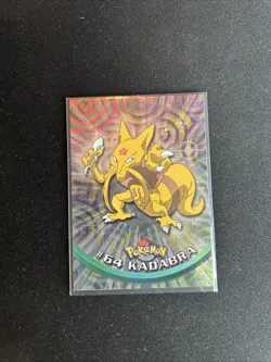 2000 Pokemon Card - Topps Chrome - Kadabra #64 - TV Animation Series - Near Mint - Image 1