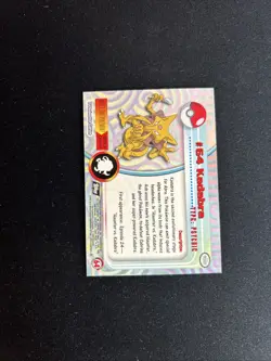 2000 Pokemon Card - Topps Chrome - Kadabra #64 - TV Animation Series - Near Mint - Image 5