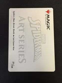 Spider-Man, Heroic Horde Art Card - Art Series: Marvel's Spider-Man - 21/54 - Image 2