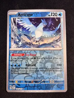 Articuno Reverse Holo NM 144/165 Scarlet & Violet 151 Pokemon Card - Image 1