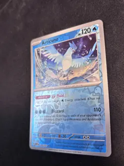 Articuno Reverse Holo NM 144/165 Scarlet & Violet 151 Pokemon Card - Image 3