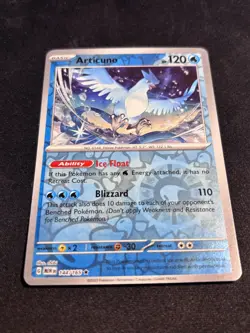 Articuno Reverse Holo NM 144/165 Scarlet & Violet 151 Pokemon Card - Image 4