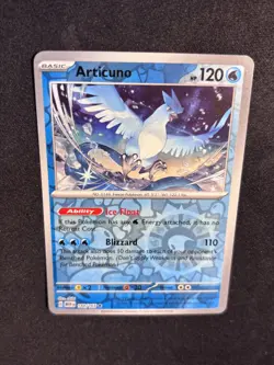Articuno Reverse Holo NM 144/165 Scarlet & Violet 151 Pokemon Card - Image 5