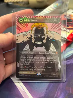MTG, Eddie Brock FOIL (0233) (Borderless) Marvel's Spider-Man Foil - Image 1