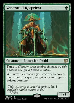 [1x] Venerated Rotpriest Near Mint, English Phyrexia: All Will Be One MTG Magic - Image 1