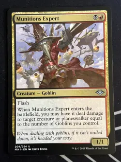1x Munitions Expert (209) Modern Horizons LP MTG Magic the Gathering x1 MKE - Image 1