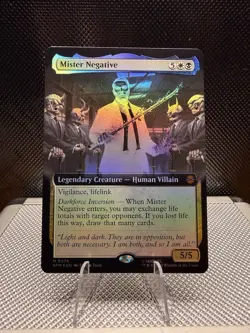 Mister Negative, Extended Art 0274 Foil Marvel Spider-Man SPM MTG NM - Image 1