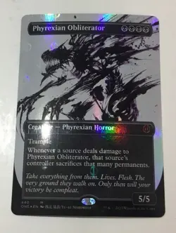 Phyrexian Obliterator (Showcase) (Step-and-Compleat Foil) Phyrexia: All Will Be - Image 1