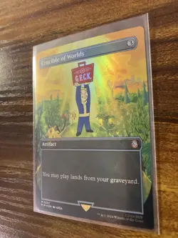 MTG✨CRUCIBLE OF WORLDS Ext Art/Borderless 🌈 FOIL✨PIP Fallout MINT UNPLAYED ! - Image 4