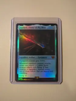 Anduril, Flame of the West Universes Beyond: LOTR: Tales of Middle-Earth Foil - Image 1