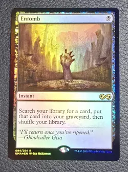 Entomb FOIL Ultimate Masters NM Black Rare MAGIC MTG CARD - Image 1