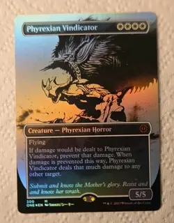 Phyrexian Vindicator (Showcase) Phyrexia: All Will Be One Foil - Image 1