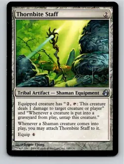 Magic the Gathering Thornbite Staff Morningtide MTG Free Shipping! - Image 1
