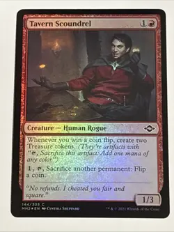 MTG Modern Horizons 2 Tavern Scoundrel Foil 144/303 NM - Image 1