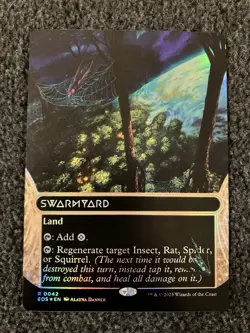Magic MTG - Swarmyard (0042) (Borderless) Foil - Edge of Eternities - Image 1