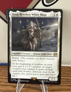 Rosa, Resolute White Mage Pack Fresh, Magic the Gathering MTG Final Fantasy R - Image 1
