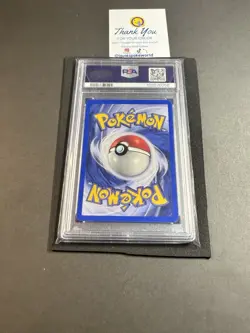 2000 POKEMON GYM HEROES #1 BLAINE'S MOLTRES HOLO-1ST EDITION [SWIRL] [PSA 8] 🌀 - Image 4