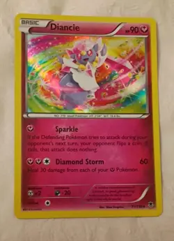 Pokemon - Diancie - 71/119 - Rare Holo - Reverse Holo - XY - Phantom Forces - NM - Image 1