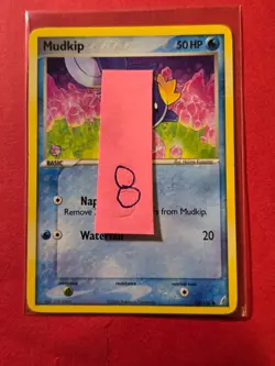 2006 Pokemon EX Crystal Guardians #58 Mudkip, C, NF/H, cd8 - Image 3