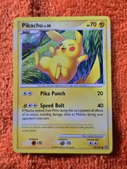 2008 Pokemon Diamond and Pearl Stormfront #70 Pikachu, C, NF/H, cd29 - Image 1