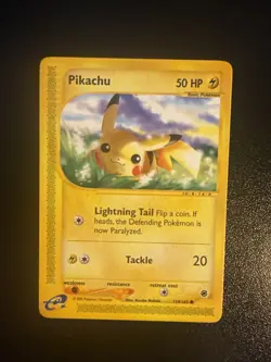 Pikachu 124/165 Pokemon Expedition Common LP - Image 1