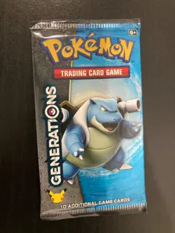 Brand new Pokemon generations booster pack sealed blastoise artwork - Image 1