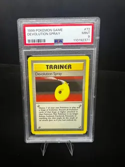 1999 Pokemon Base Set Devolution Spray #72 PSA 9 MINT - Image 1