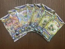 Pokemon Brilliant Stars SWSH booster packs 8 pack lot NEW SEALED watch video - Image 1