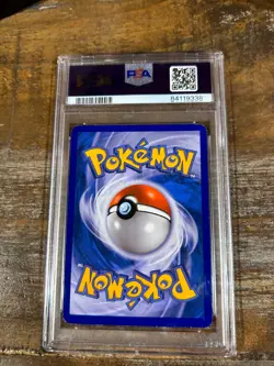 Pokemon 2010 Heart Gold & Soul Silver SLOWKING Holo Swirl #12 PSA 5 RARE - Image 2