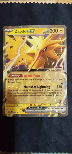 Pokemon TCG 151 Electabuzz Cosmos Holo & Zapdos EX Black Star Promo Set NM - Image 2