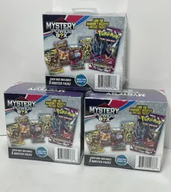 Lot Of 3 Pokemon Mystery Power Box 2025 Chase Seeded 1:10 - 5 Packs x 3 - SEALED - Image 3