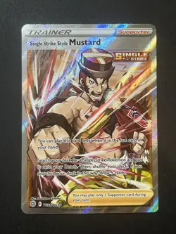 Single Strike Style Mustard - TG28/TG30 - Pokemon Brilliant Stars Ultra Rare NM - Image 1