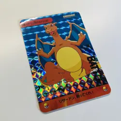 Pokemon Bandai Carddass Series 5 PRISM HOLO Charizard 186 Near-MINT+ - Image 3
