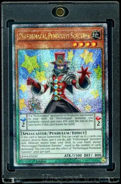 Performapal Pendulum Sorcerer (Quarter Century Secret Rare) Yugioh RA04-EN242 NM - Image 1