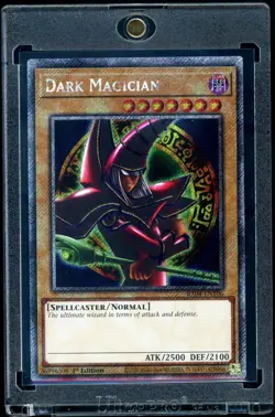 Dark Magician Arcana RA04-EN106 Platinum Secret Rare LP Quarter Century Stampede - Image 1