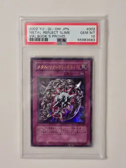 2002 Yu-Gi-Oh! Metal Reflect Slime Japanese The Valuable Book 5 Promo PSA 10 - Image 1