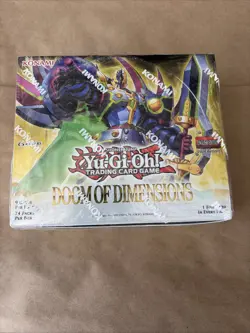 2025 YUGIOH DOOM OF DIMENSIONS BOOSTER BOX | FACTORY SEALED YuGiOh sealed new - Image 1