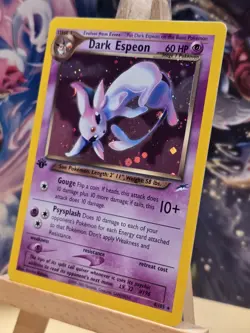 Pokemon TCG Dark Espeon Neo Destiny Holo Card 4/105 1st Edition ⚡Rare⚡ - Image 2