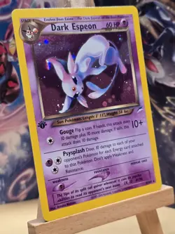 Pokemon TCG Dark Espeon Neo Destiny Holo Card 4/105 1st Edition ⚡Rare⚡ - Image 3