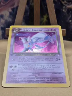 Pokemon TCG Dark Espeon Neo Destiny Holo Card 4/105 1st Edition ⚡Rare⚡ - Image 4