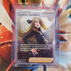 Cynthia's Ambition - Full Art Trainer - 169/172 - Pokemon Card - Lot #373 - Image 1