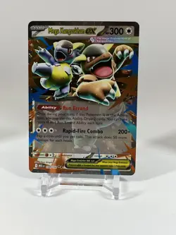 Mega Kangaskhan ex # 104/132 ME01: Mega Evolution Double Rare Pokemon Card NM - Image 1