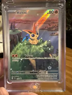 Pokemon TCG Victini Full Art Holo Black Star Promo Card 208 - Image 1