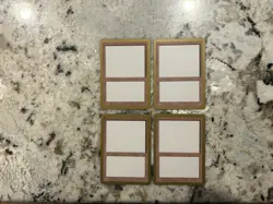 Mtg Blank World Championship Cards x4 - Magic the Gathering Blank Cards LP - Image 1