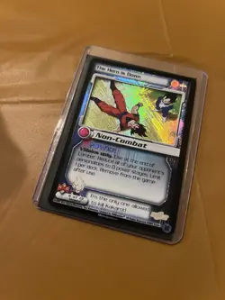 The Hero Is Down 124 Foil DBZ CCG Score Ultra Rare Card Limited Dragon Ball Z - Image 1