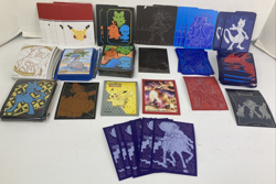 Large Lot of Pokemon TCG 239 Card Sleeves and 28 Dividers - Image 1