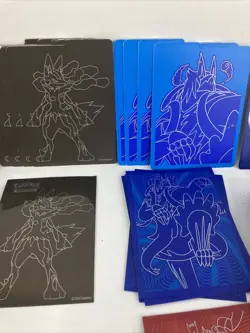 Large Lot of Pokemon TCG 239 Card Sleeves and 28 Dividers - Image 4