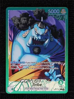 2025 One Piece Card Game: A Fist of Divine Speed OP11 L Jinbe (Alt Art) - Image 1